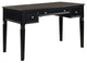 Benzara BM159108 Classic Wooden Writing Desk with Keyboard Drawer, Black