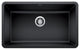 Blanco 442534 Precis 30"x18" Granite Single Bowl Kitchen Sink, Anthracite
