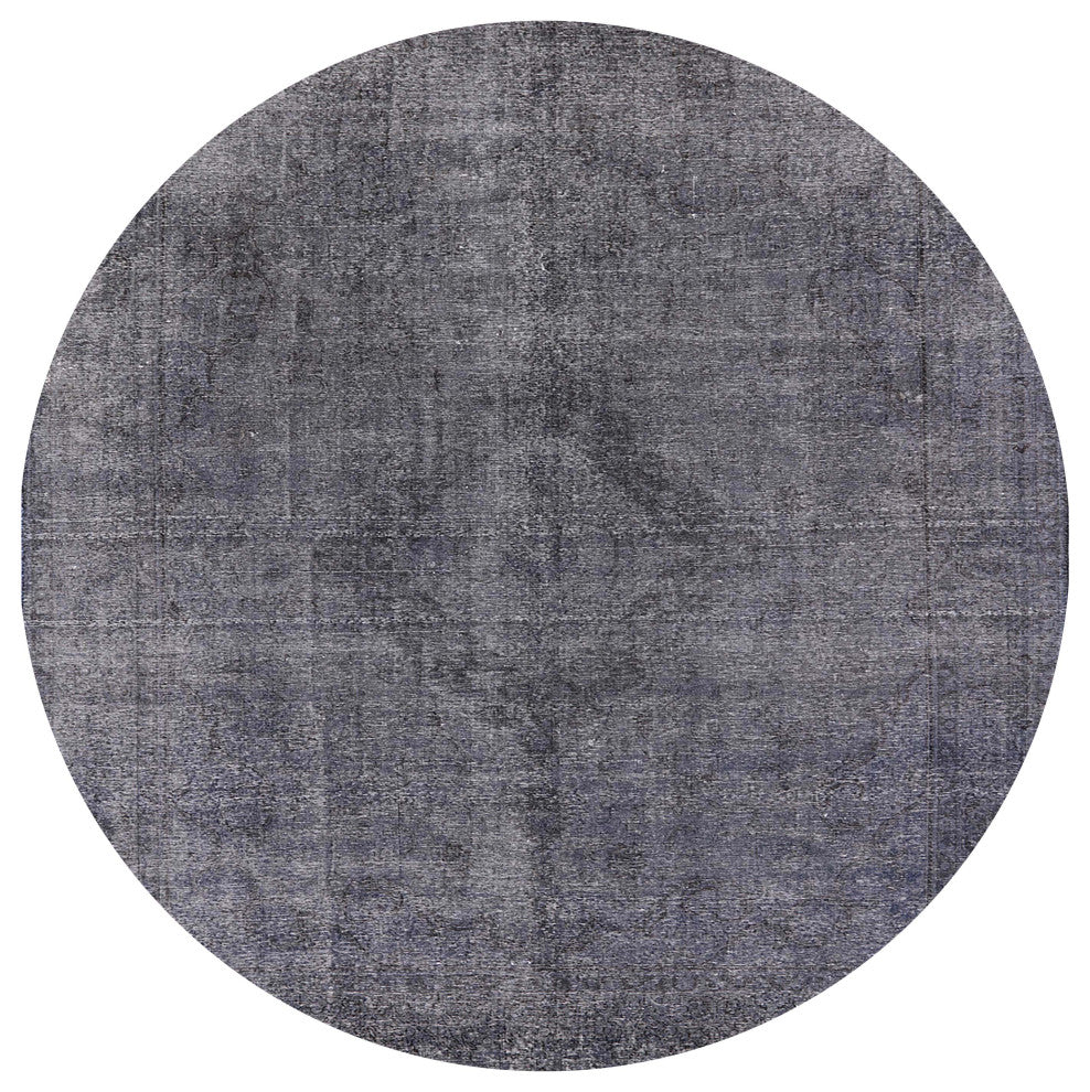 Ahgly Company Indoor Round Mid-Century Modern Area Rugs, 4' Round
