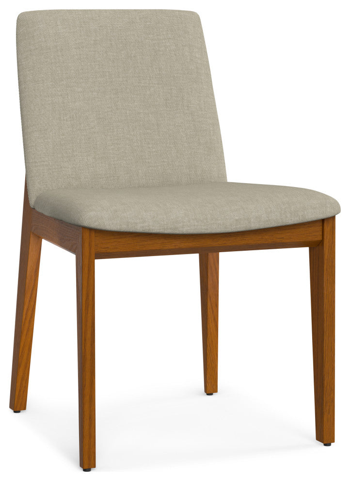 Selena Dining Chair (Set of 2) in Natural Linen Look Fabric