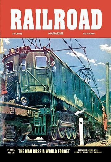 Railroad Magazine: the Virginian, 1952 - Framed Paper Poster 20" x 30"