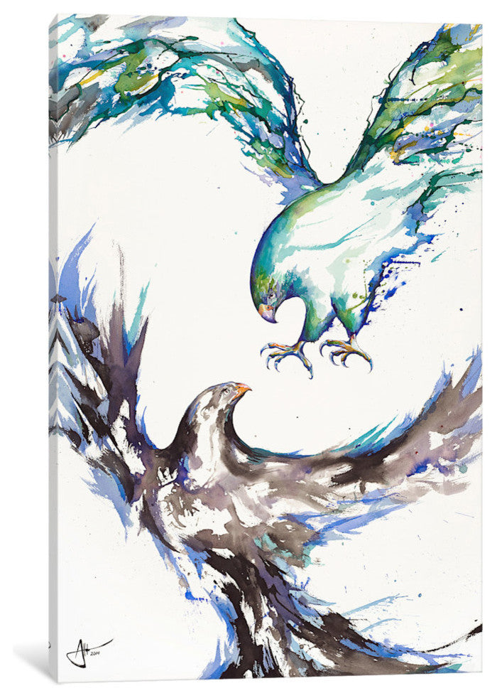 "Clash Gallery" by Marc Allante, 40x26x1.5"