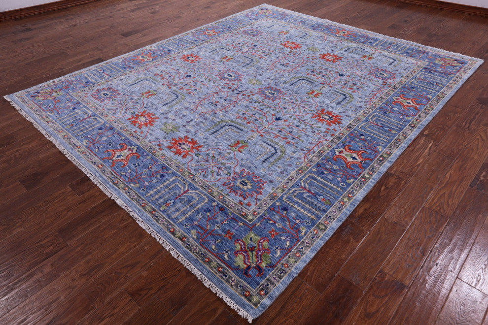 8' 5" X 10' 2" Persian Ziegler Hand Knotted Wool Rug - Q15400