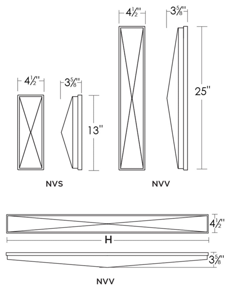 Novara LED Sconce, Satin Nickel
