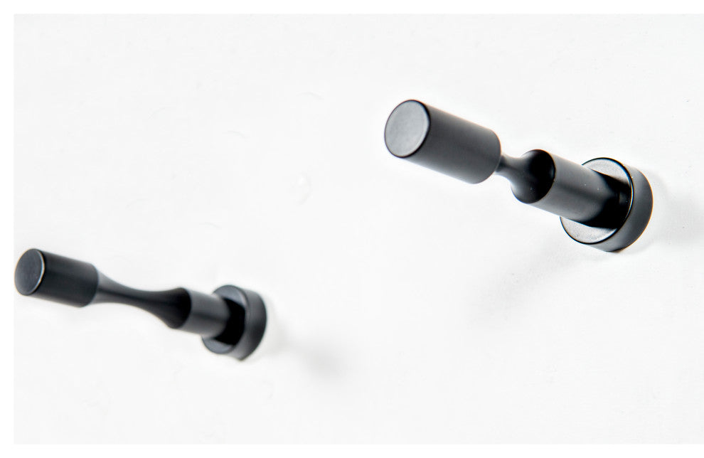 Vino Pins 1 Wall Mounted Wine Rack Peg, Matte Black, Drywall Mounting