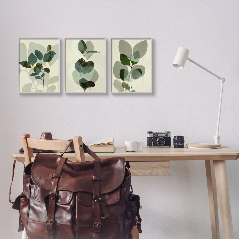 Modern Forest Plant Photography Overlapping Foliage Shadows,11 x 14