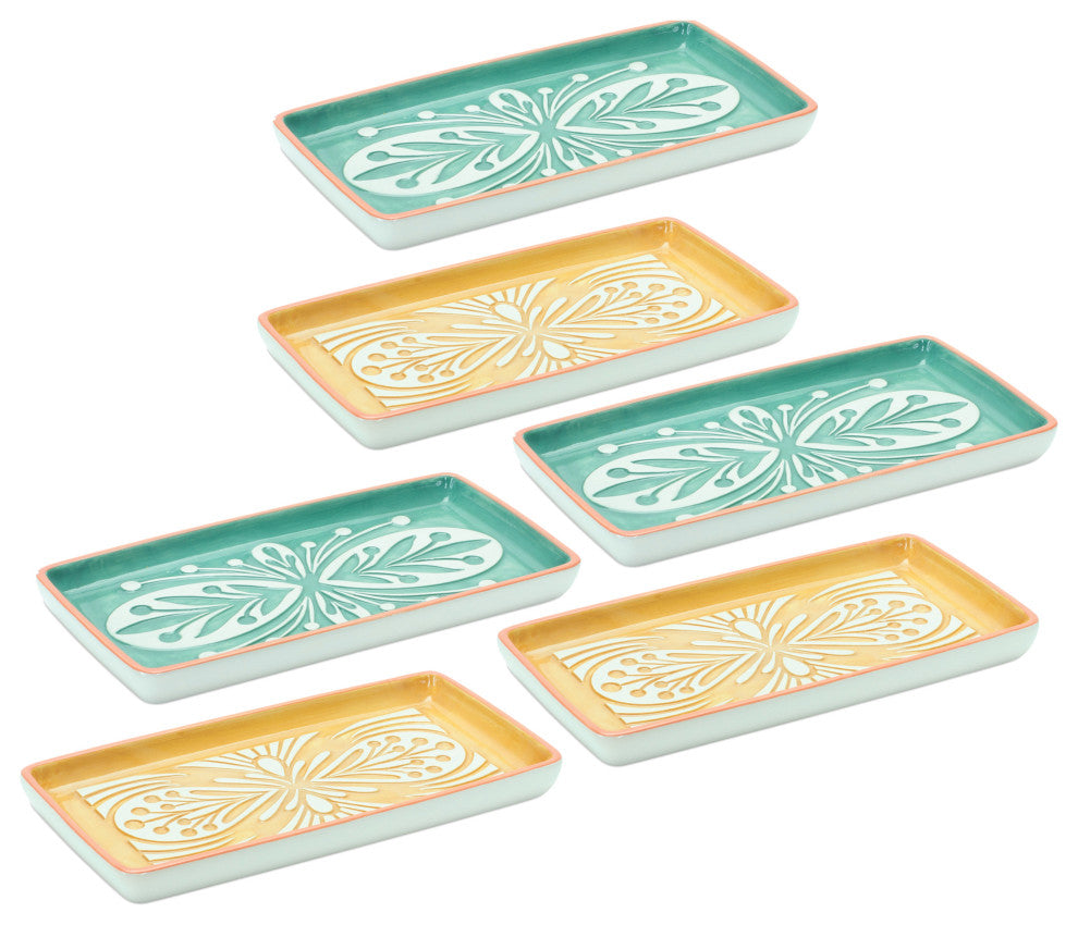 Ceramic Tray, 6-Piece Set