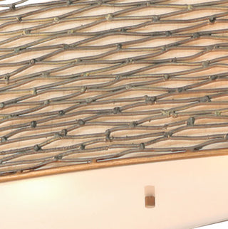 Varaluz-247N06HO-Six Light Linear Pendant Hammered Ore