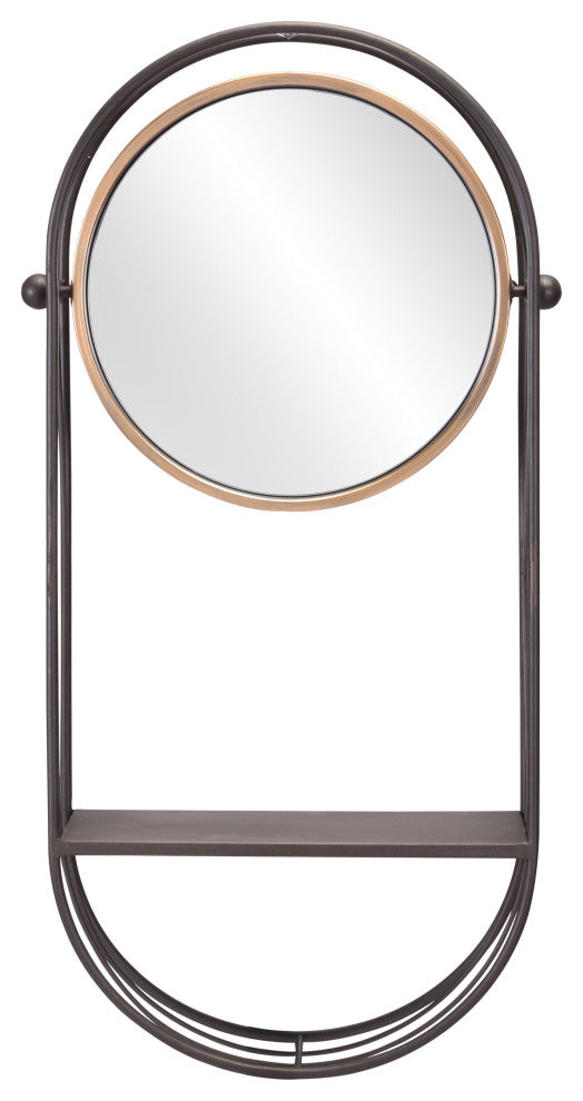 Saroni Mirror Shelf Gray