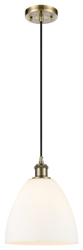 Innovations 516-1P-AB-GBD-91 1 Light Mini Pendant, Antique Brass