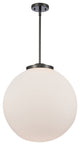 Beacon Pendant, Matte Black, Matte White
