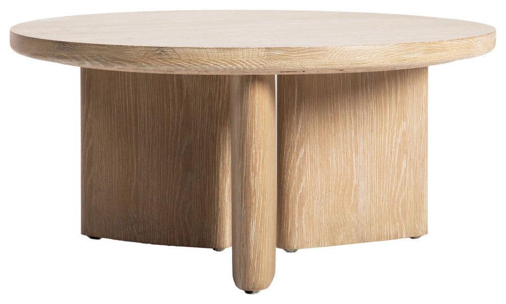 Infinity Solid Oak Coffee Table, Light Brown