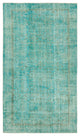 Rug N Carpet - Handmade Turkish 5' 3" x 9' 0" Colorful Overdyed Area Rug