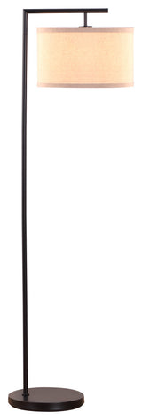 Brightech Montage Modern - Floor Lamp for Living Room Lighting, Black