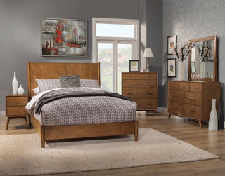 Flynn Standard King Panel Bed, Acorn