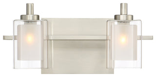 Kolt 2-Light Bath Vanity, Brushed Nickel