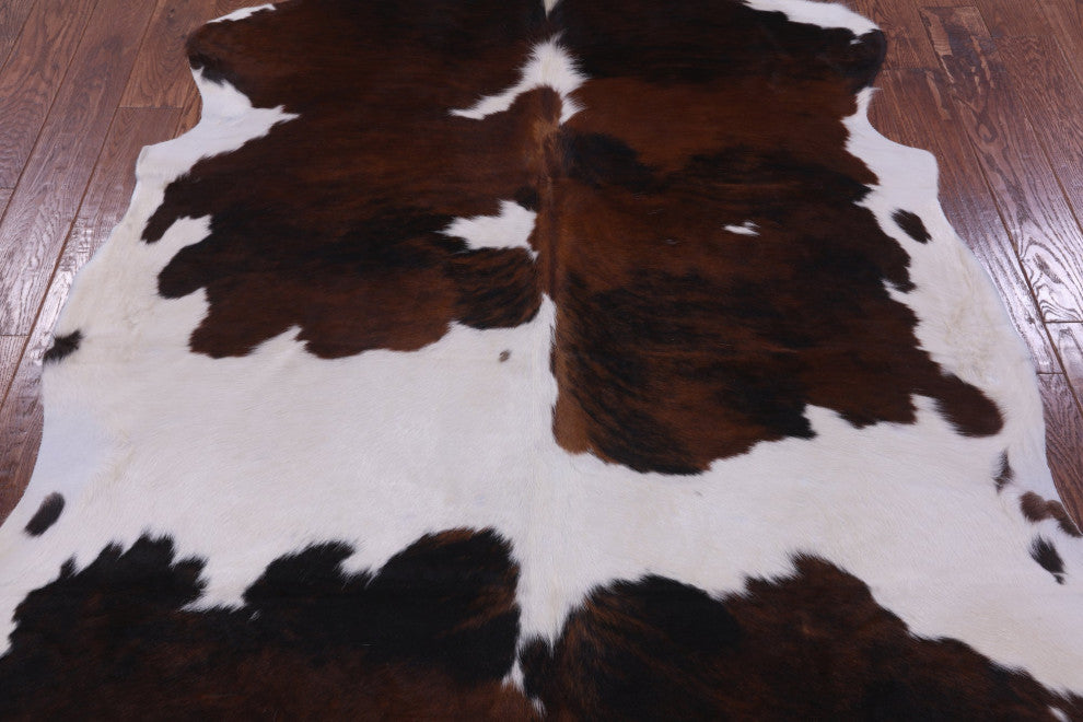 6' 7" X 6' 0" Natural Cowhide Rug C2401