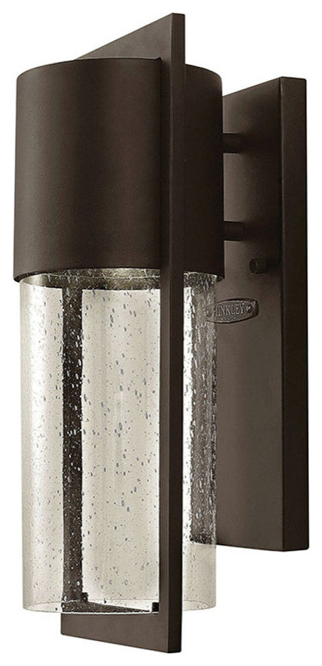 Hinkley Shelter Small Wall Mount Lantern, Buckeye Bronze