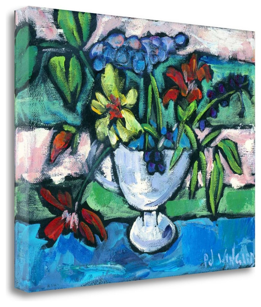 "Joyful Stripe" By Pamela J. Wingard, Giclee Print on Gallery Wrap Canvas
