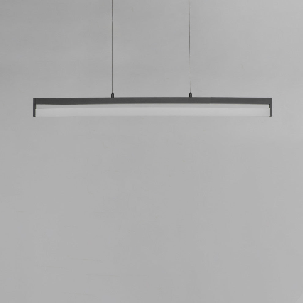 ET2 E36104 Crossbar 48"W LED Linear Smart Chandelier - Black