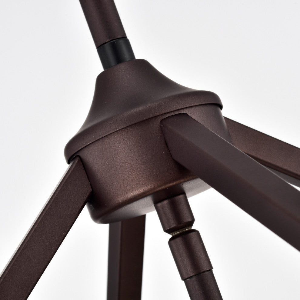 Ironclad Industrial Oil Rubbed Bronze Inverted Pendant Ceiling Fixture 12" Wide