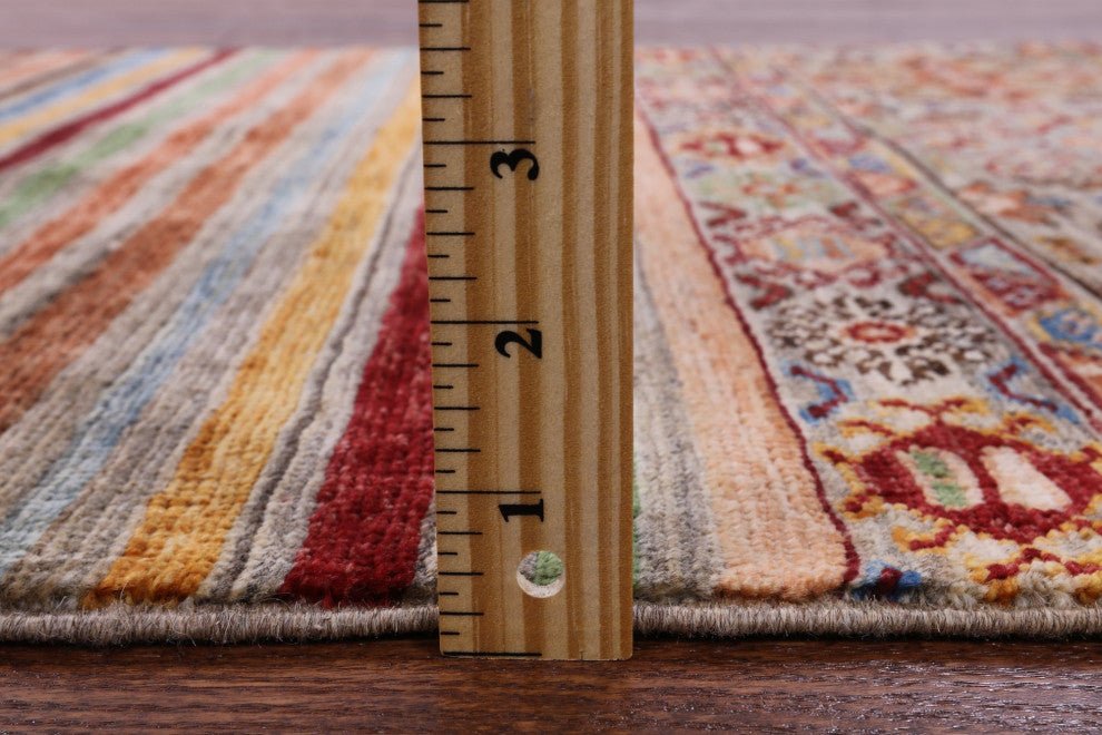 2' 8" X 4' 1" Handmade Khorjin Tribal Wool Rug Q8414