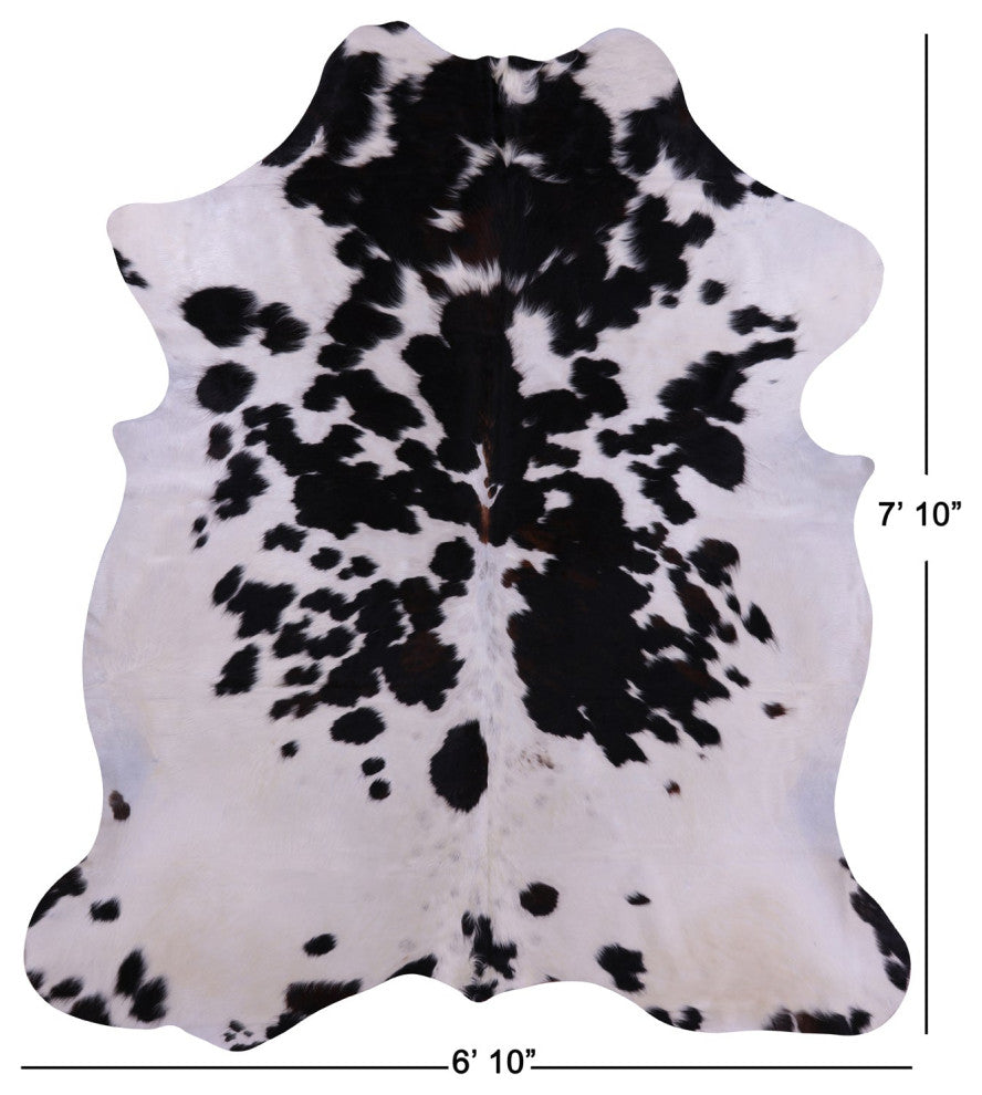 Natural Cowhide Rug 7' 10" X 6' 10" C1781