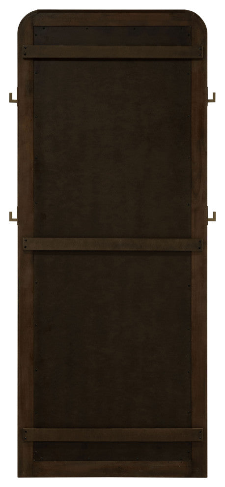 Arini Cane Weave Full Length Standing Floor Mirror Sand Wash