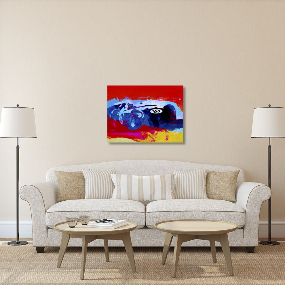 "Maserati on the Race Track 1" Fine Art Print