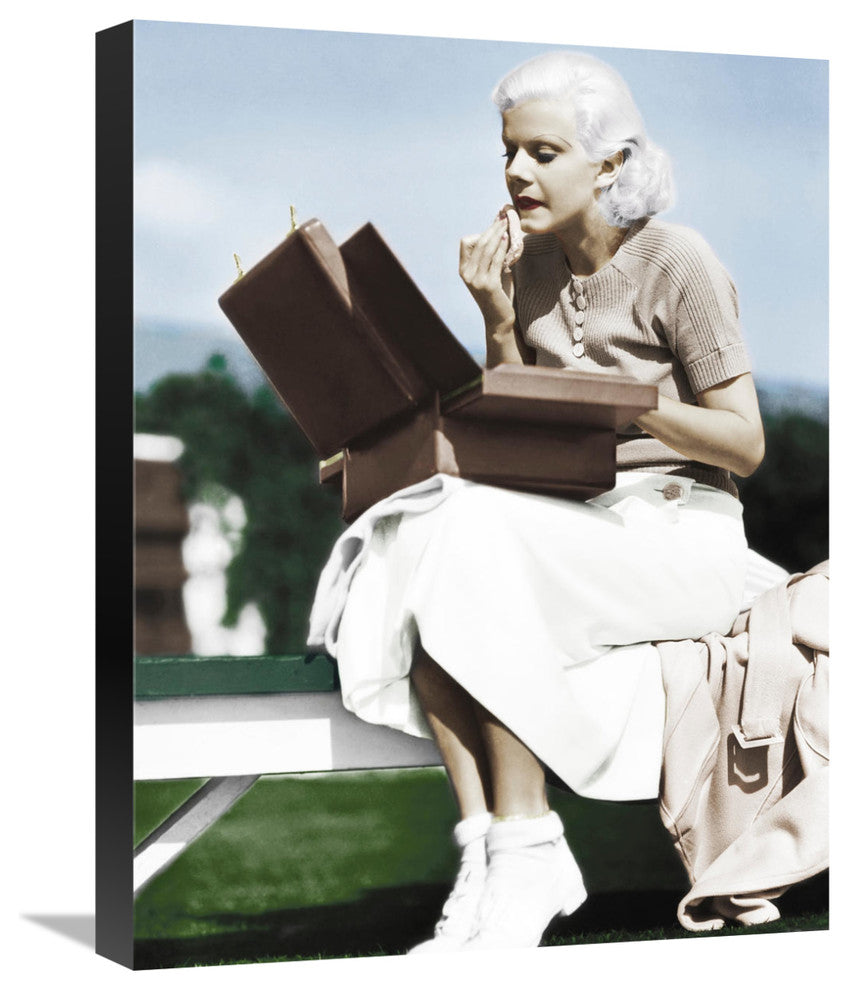 "Jean Harlow" Stretched Canvas Giclee by Hollywood Photo Archive, 17"x22"