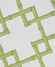 Bamboo 2, Geometric Print Napkin, Green, Set of 4