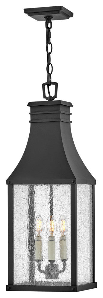 Hinkley Beacon Hill Large Hanging Lantern, Museum Black