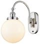 Innovations 918-1W-PN-G201-8-LED 1-Light Sconce, Polished Nickel