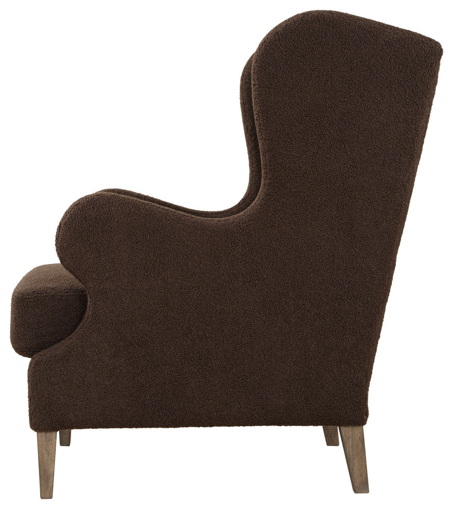 Uttermost - 23839 - Accent Chair - Serpentine - Weathered Light Walnut