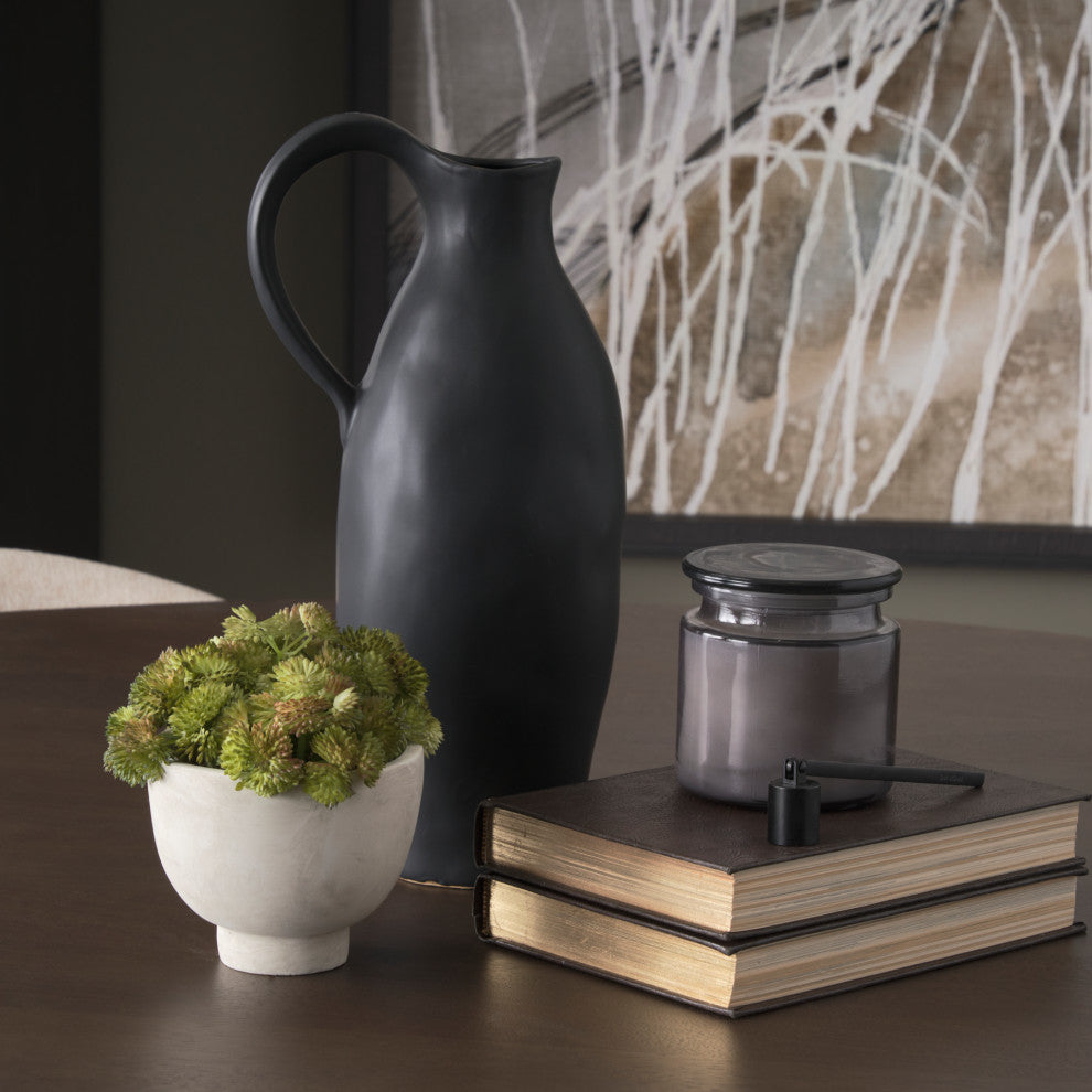 Valora Black Vase