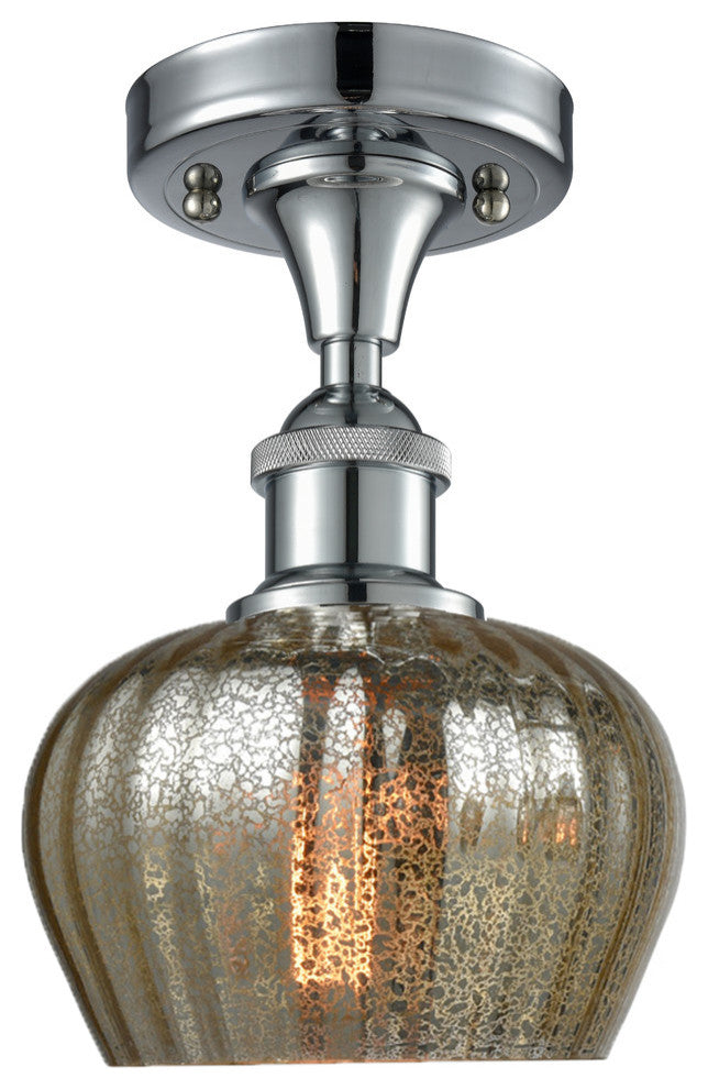 INNOVATIONS LIGHTING 516-1C-PC-G96-LED Fenton 1 Light Semi-Flush Mount