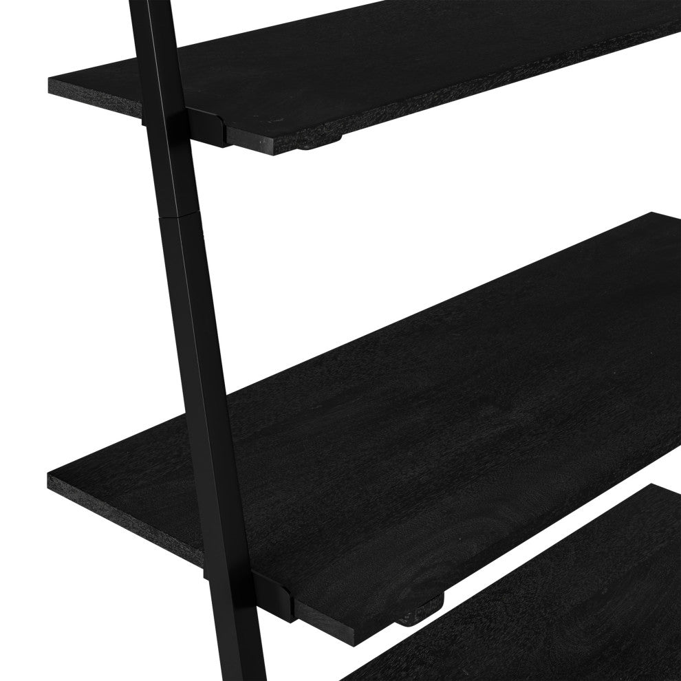 Lasalle Ladder Shelf, Black