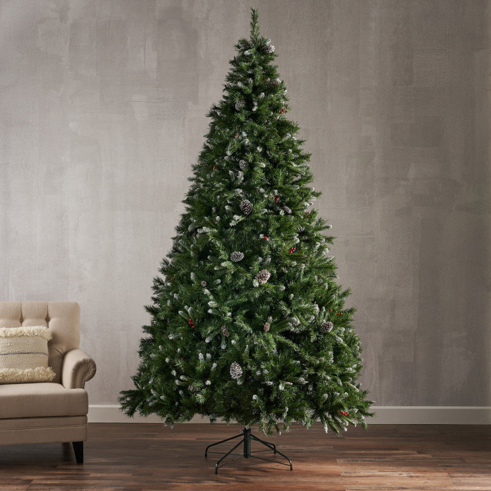 9' Mixed Spruce Artificial Christmas Tree, Unlit