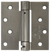 Deltana DSH44 4" x 4" Square Corner Mortise Spring Hinge - Satin Nickel