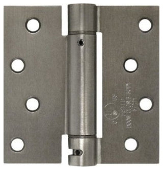 Deltana DSH44 4" x 4" Square Corner Mortise Spring Hinge - Satin Nickel