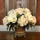 Magnolia Silk Floral Hydrangea Centepiece in Vase