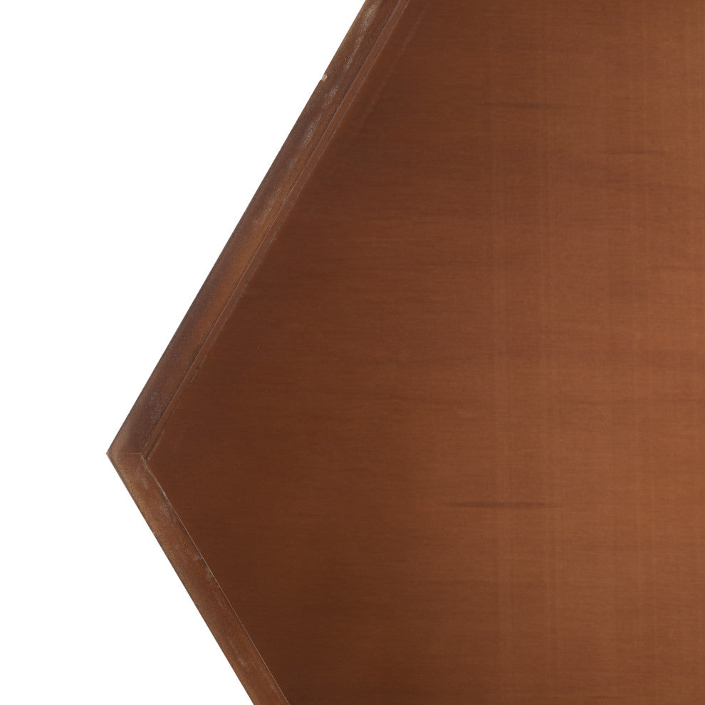 Safavieh Rafaela Hexagon Coffee Table, Natural Brown, Natural Brown