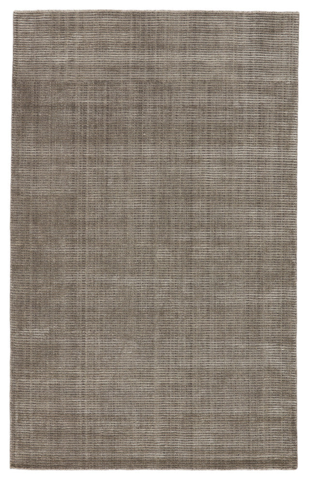 Jaipur Living Basis Handmade Solid Taupe Area Rug 9'X12'