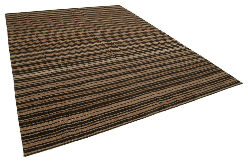 Rug N Carpet - Handwoven Turkish 8' 6'' x 10' 10'' Flatweave Wool Kilim Rug