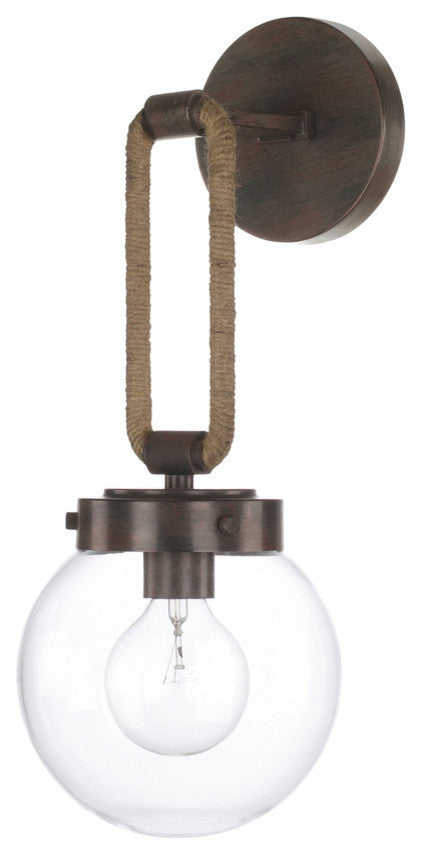 Beaufort 1 Light Sconce, Nordic Gray