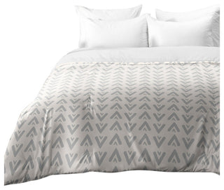 Allyson Johnson Grey Arrows Comforter, King