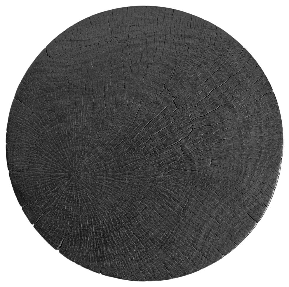 Ebony 4 Leg Side Table Stool