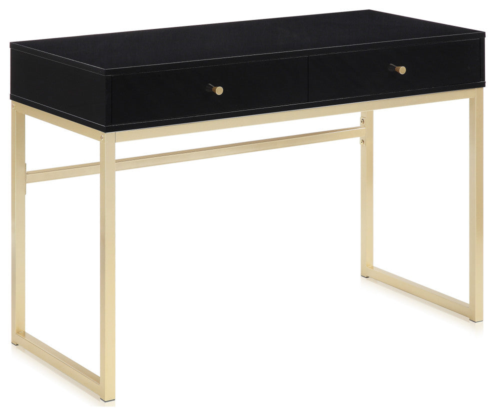 42" Home Office Writing Computer Desk Console Table, Black