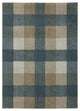 5' X 8' Tan and Gray Geometric Power Loom Area Rug