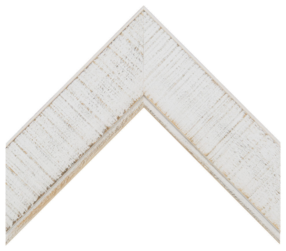 Huntington Framed Wall Mirror, White, 34"x44"